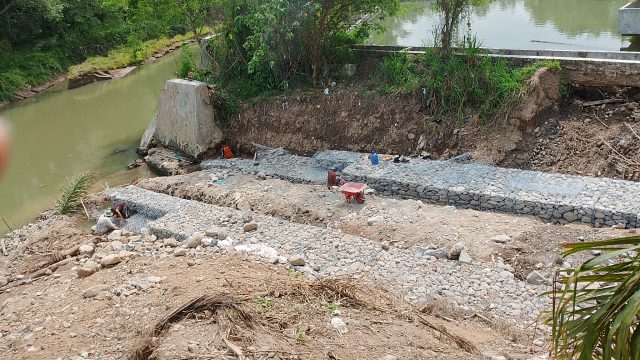 Proyek Siluman Pembangunan Bronjong Asal Asalan Di Paya Sordang Membuat