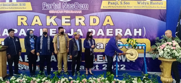 Rakerda 2022 NasDem Melawi Resmi Di Gelar