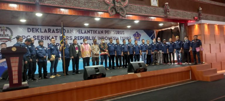 Pelantikan DPC SPRI Tapanuli Utara Mendapat Dukungan Bupati 