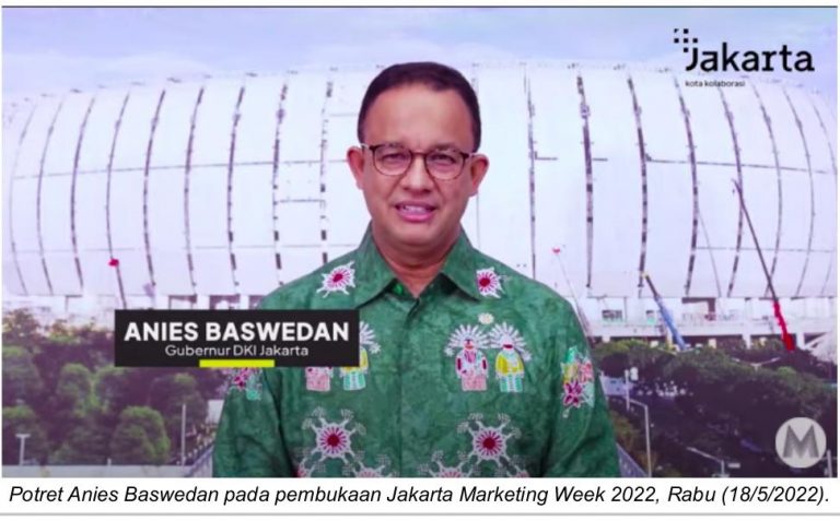 Anies Resmikan Grand Opening  Jakarta Marketing Week 2022