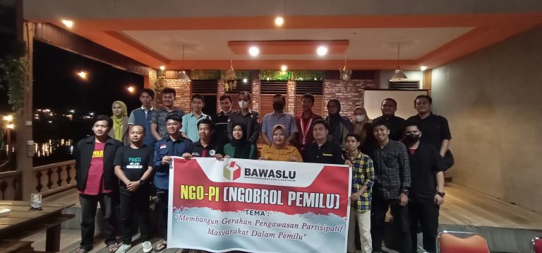 Menghadapi Pemilu 2024, Bawaslu Melawi Gelar Diskusi Dengan OKP