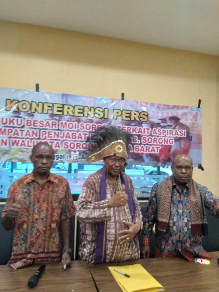 Kepala Suku Besar MOI Sorong Aspirasi