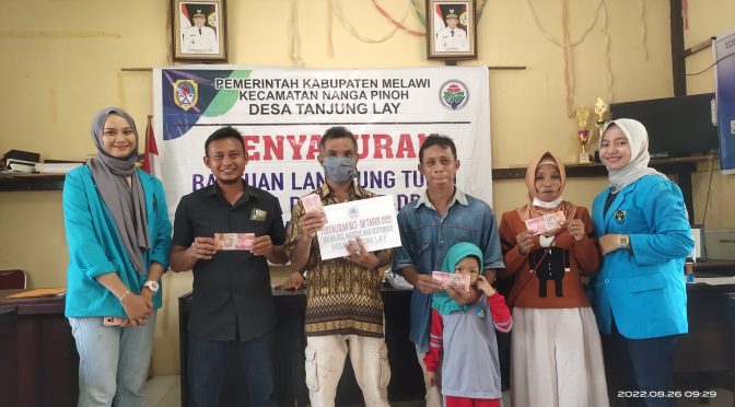 89 KPM Desa Tanjung Lay Menerima Bantuan Langsung Tunai Dana Desa