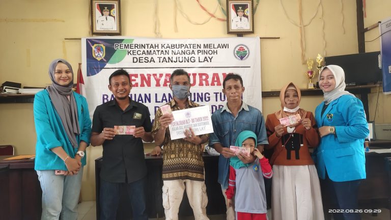 89 KPM Desa Tanjung Lay Menerima Bantuan Langsung Tunai Dana Desa