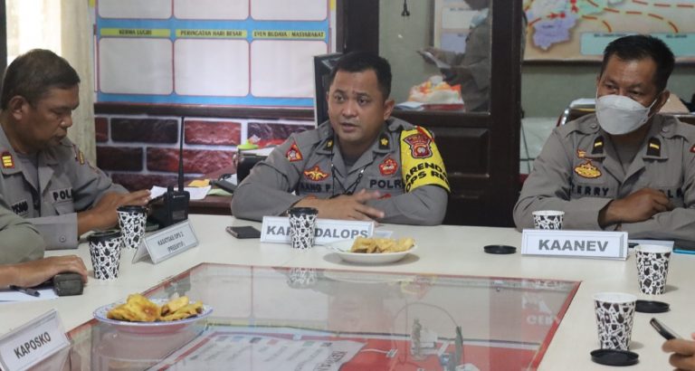 Sepekan Operasi Bina Karuna Kapuas 2, Polres Melawi Gelar Anev