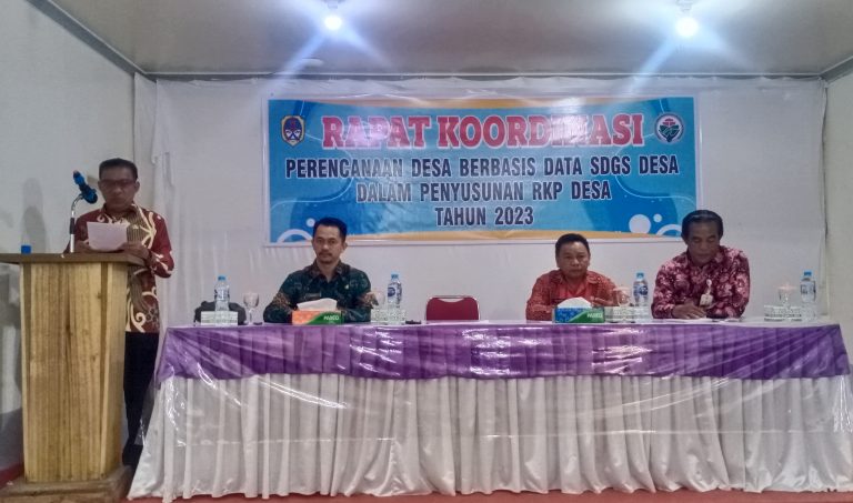 Wakil Bupati Melawi Minta Inspektorat Turun Langsung Ke Lapangan Soal Ketahanan Pangan Desa