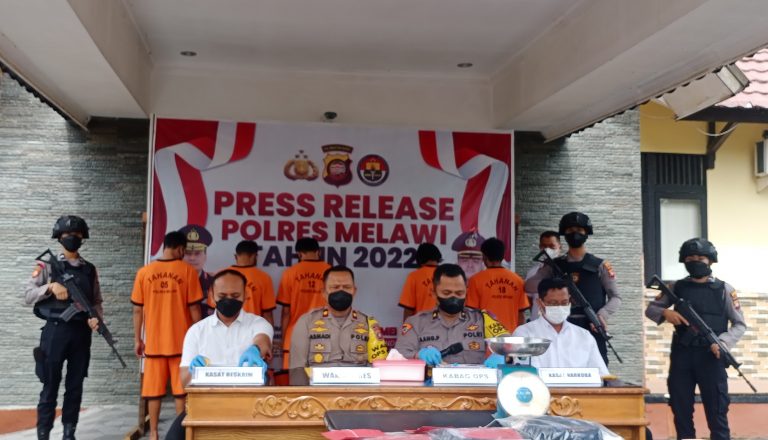 Operasi Kapuas 2022, Polres Melawi Berhasil Ungkap 3 Kasus
