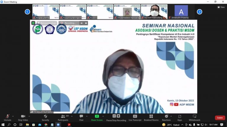 LSP MSDM Unggul Indonesia Gelar Seminar Nasional