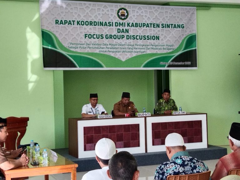 DMI Sintang Gelar Rakor Dan FGD