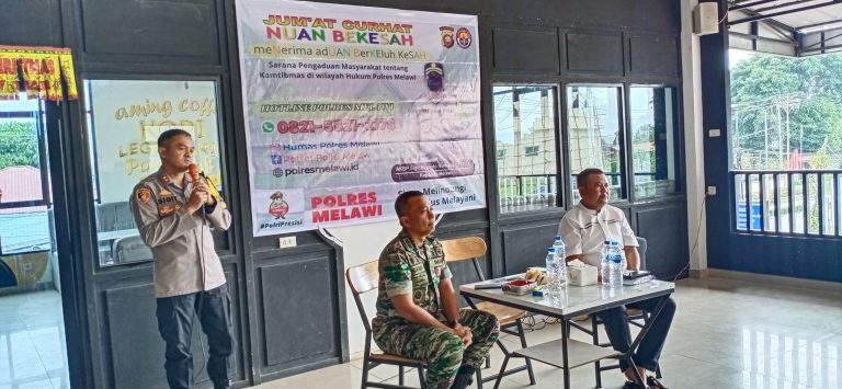 AKBP Sigit: Jumat Curhat Sebagai Media Evaluasi Kinerja Polres Melawi