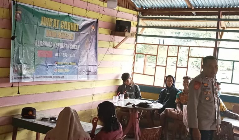 Jumat Curhat, Polsek Sokan Terima Keluhan Masyarakat Soal Miras