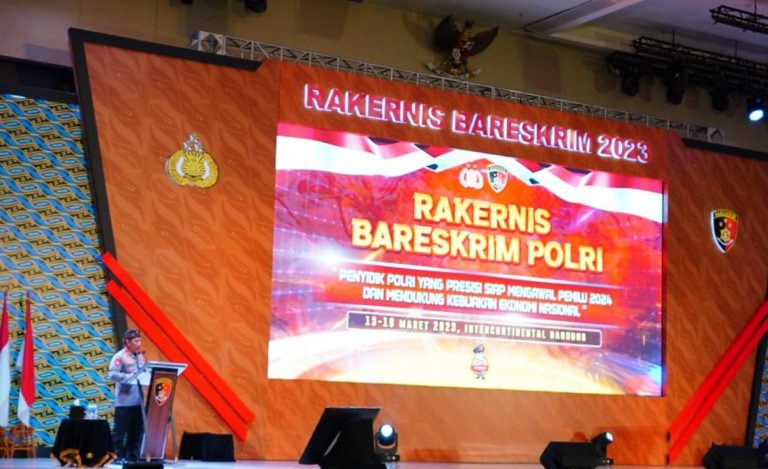 Kapolri Beri Arahan Tegas Di Rakernis Bareskrim Polri