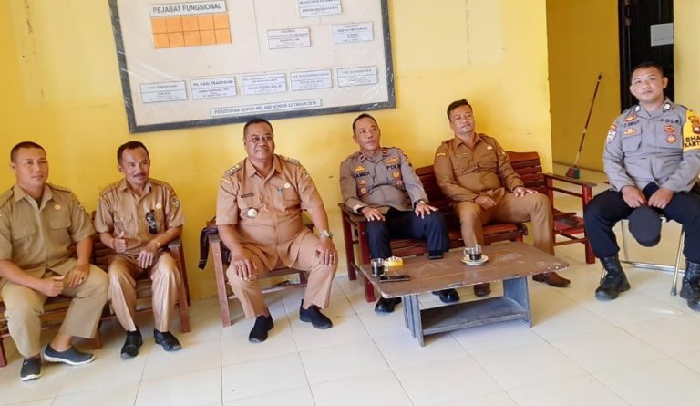 1 Hari Usai Sertijab, Kapolsek Ella Hilir Silaturahmi Dengan Camat