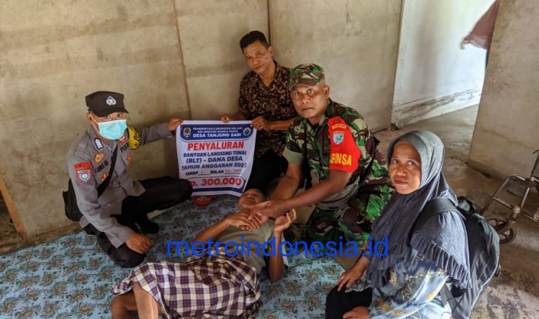 Desa Tanjung Sari Salurkan Bantuan Langsung Tunai DD Tahap 1
