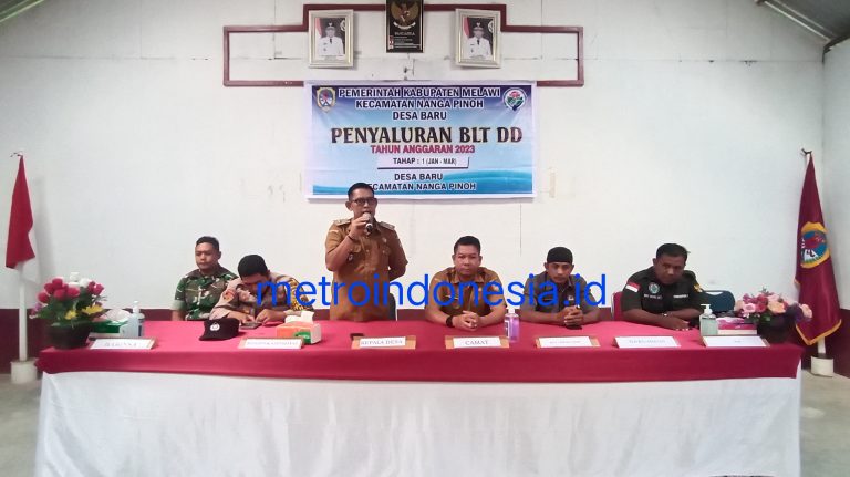 Desa Baru Salurkan Bantuan Langsung Tunai Dana Desa Tahap 1
