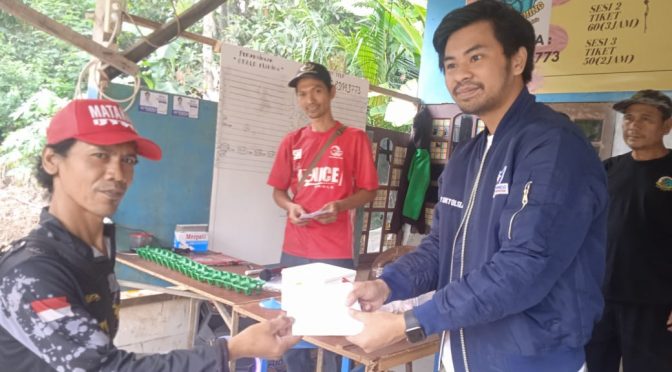 Bobi Uktolseja Caleg Perindo DPRD Provinsi Jabar, Hadiri Mancing Galatama Ikan Lele di Onal Finishing