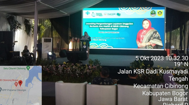 RSUD Cibinong Kabupaten Bogor Launching Pengembangan Layanan Unggulan Berbasis One Healt