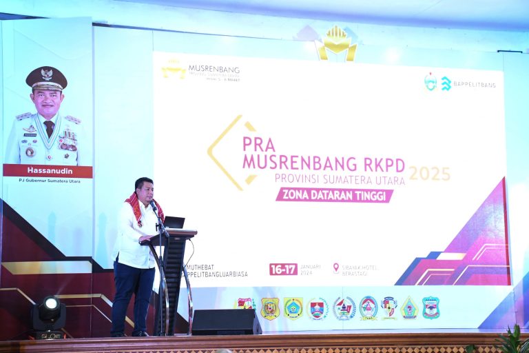 Pra Musrenbang RKPD Sumut 2025, Bupati Samosir Usulkan Penanganan Jalan Provinsi.