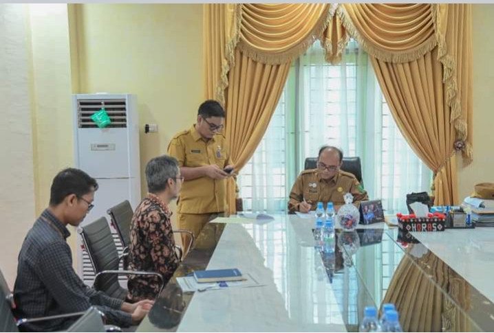Pj.Walikota Padangsidimpuan Terima Kunjungan Jajaran Kantor Pelayanan Perbendaharaan Negara.