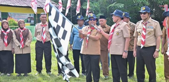 Pj.Walikota Dr.H.Letnan Dalimunthe.SKM.M.Kes Membuka Kegiatan Sangga Tangguh Pramuka Penegak dan Pandega Kota Padangsidimpuan.