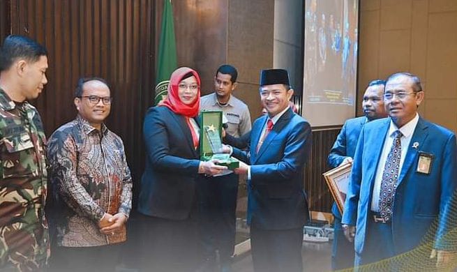 Pj.Walikota Padangsidimpuan,Dr.H.Letnan Dalimunthe,S.K.M.Kes Hadiri Sidang Istimewa Penyampaian Laporan Tahunan Pengadilan Tinggi Medan.