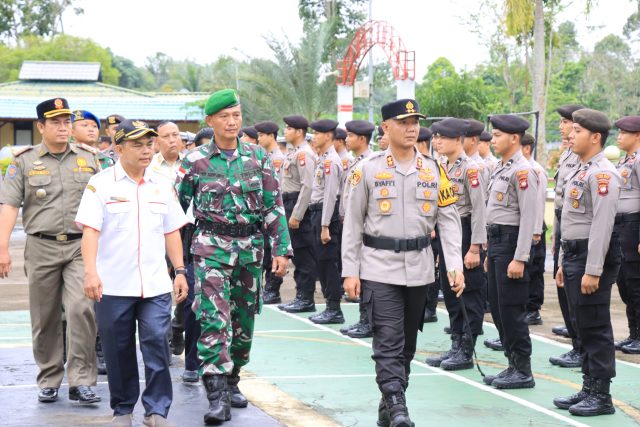 Polres Melawi Resmi Gelar Apel Pasukan Operasi Ketupat Kapuas 2024