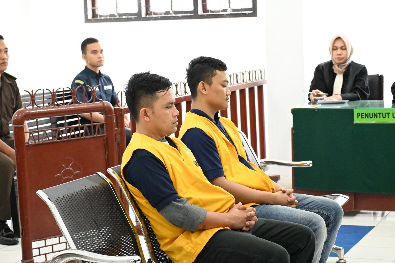 Sidang Putusan Tindak Pidana Narkotika Atas Nama Terdakwa Herman Suryadi Lubis Dan Andika Saputra Alias Kabao.