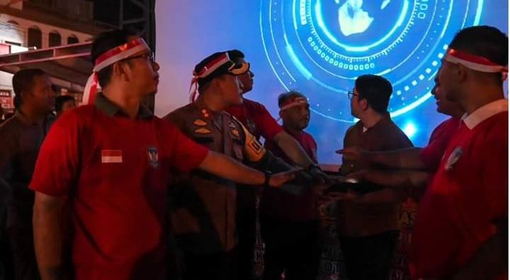 Kadis Kominfo Padangsidimpuan Dampingi Pj. Walikota Saat Launching WiFi Gratis di Sela Nobar Semi Final AFC u23