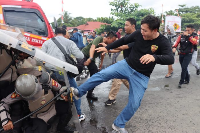 Polres Melawi Kerahkan 200 Personel Siap Mengamankan Sispam Kota