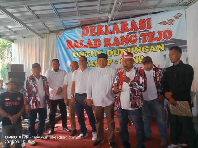 Balad Kang Tejo Deklarasi Untuk Kemenangan Acep – Gina Pilkada Karawang.