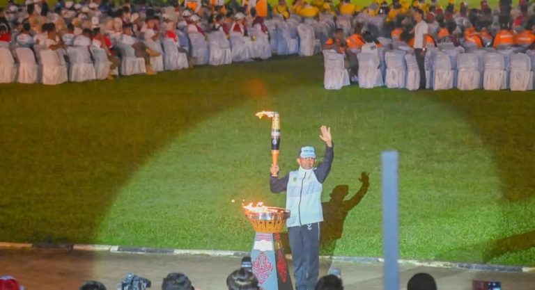 Pj. Wali Kota Padangsidimpuan H. Timur Tumanggor,S.Sos.,M.AP Hadiri Opening Ceremony atau pembukaan Pekan Olahraga Nasional (PON) XXI Aceh – Sumut tahun 2024.