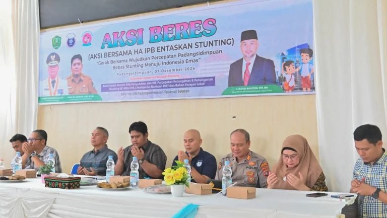 Pj. Sekretaris Daerah Hadiri Aksi Beres (Aksi Bersama HA IPB Entaskan Stunting)