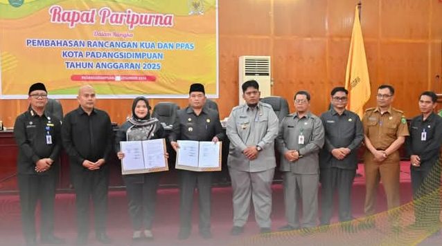 Pj.Wali Kota Hadir Dalam Rapat Paripurna Penetapan KUA.