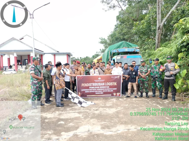 Distribusi Logistik Pemilukada 2024 KPU Melawi Di Kawal Ketat