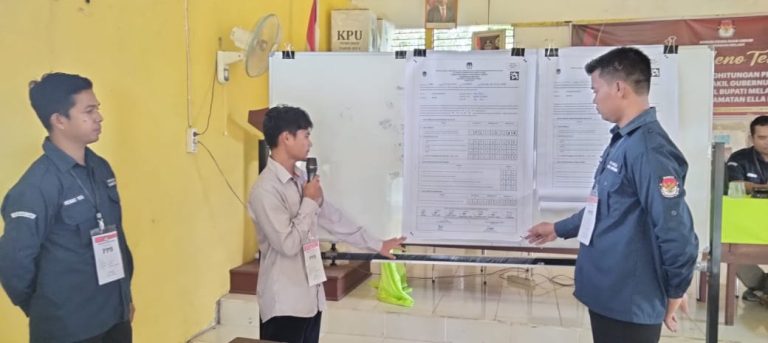 Hasil Rekapitulasi Pleno PPK Sokan, Partisipasi Pemilih Capai 88 Persen