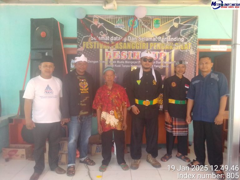 Sekolah PKBM Usmaniyah Jadi Ajang Festival Pasanggiri Pencak silat Dari 6 Aliran