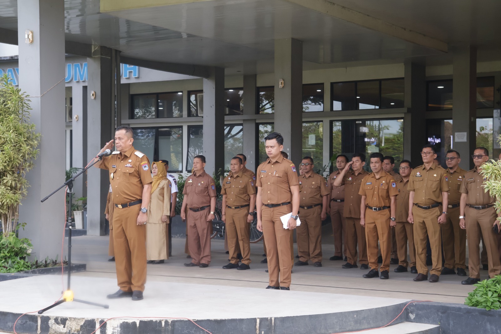 Wawako Elzadaswarman Pimpin Apel Perdana Pasca Dilantik