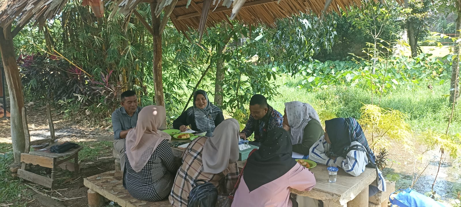 Yayasan Sekolah Alam Pagar Ni Huta NNB Tapsel Dan Masyarakat Huta Baru Siagian Gelar Kunjungan Edukasi Dan Study Tour.