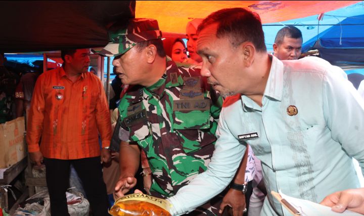 Jelang Ramadan, Sekretaris Daerah Tapanuli Selatan Sidak Ke Pasar Sipirok.