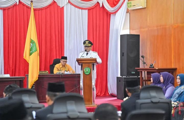 DPRD Kota Padangsidimpuan Gelar Rapat Paripurna Penyampaian Pidato Sambutan Wali Kota Periode 2025-2030