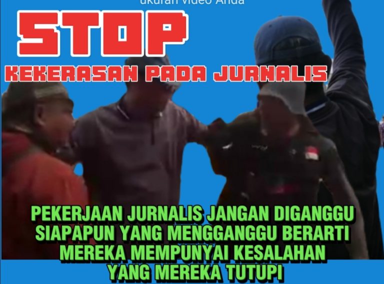 Diduga Pria Bertato Halangi Tugas Wartawan Nyaris Dilaporkan Kepada Penegak Hukum.