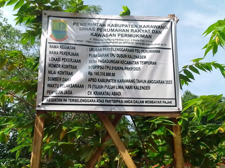 Proyek Pemagaran TPU Makam Kalen Asem Tempuran Diduga Bahan Matrial Pondasi Lenyap Entah Kemana 