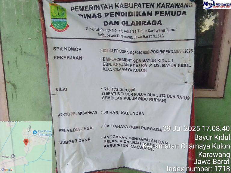 Diduga Pekerja CV Cahaya Bumi Persada Tinggalin Hutang Ke Warung Tidak Bertanggung Jawab, Kepala Sekolah Mengeluh.