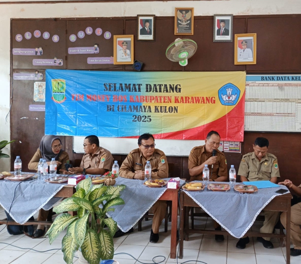 Diduga Korwilcambidik Cilamaya Kulon Melarang Wartawan Publikasikan Kegiatan Monev Dana Bos.