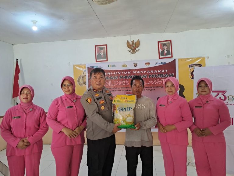 Polsek Ella Hilir Gelar Pasar Murah Turunkan Inflasi Harga Pangan