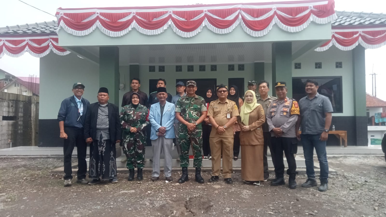 Dandim 0621 Bogor Resmikan Peletakan Batu Pertama Dandim 0621 Bogor Resmikan Peletakan Batu Pertama