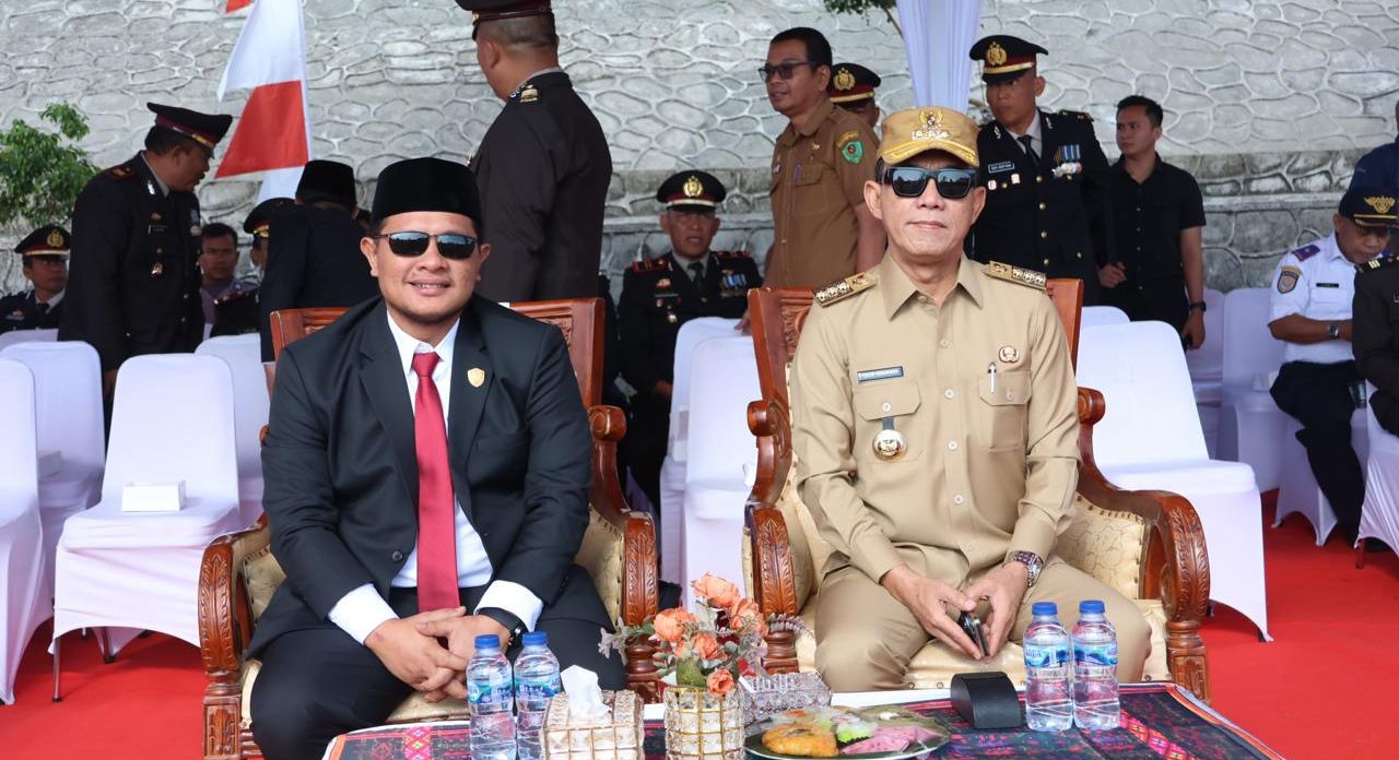 Bupati Tapsel Hadiri HUT Bhayangkara Ke 79 Di Aula Mako Polres Tapsel Kecamatan Sipirok.