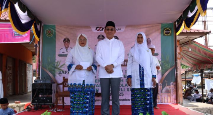Bupati Tapsel H.Gus Irawan Pasaribu Menghadiri Safari Maulid Nabi Muhammad 1447 H Di Kec.Angkola Timur.