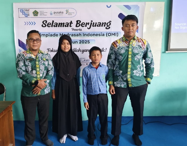 Dua Siswa MIN 1 Melawi Lolos Ke Tingkat Provinsi Pada Ajang OMI 2025