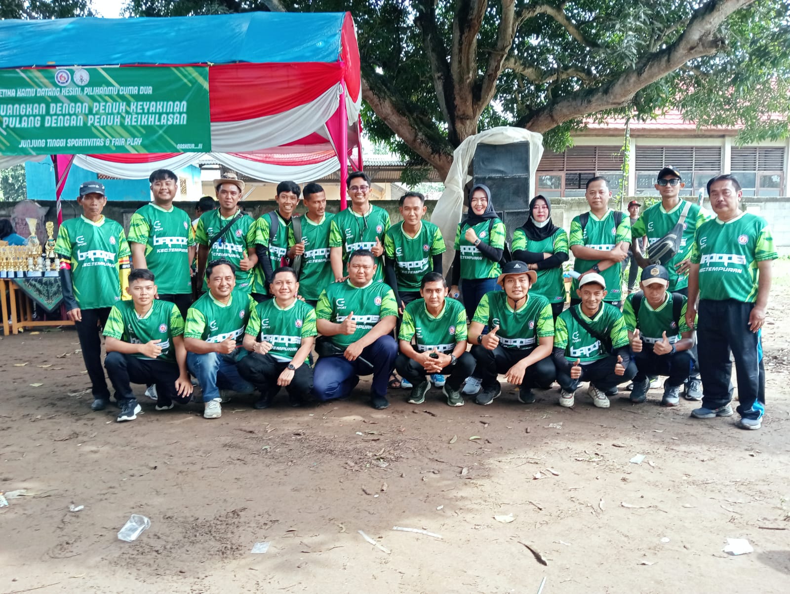 Pembukaan O2SN Tingkat SDN Kecamatan Tempuran Tahun 2025 Berlangsung Meriah Dilapang Buper Jayakoncara Tempuran.